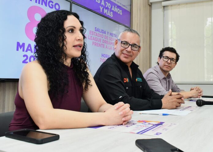 Invita Ayuntamiento de Hermosillo a participar en la 13va Carrera de las Mujeres; Además a las 8:00 participarán gratuitamente niñas en una carrera de 100 metros que las motivará a sumarse en esta actividad.