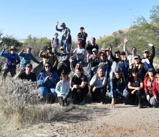 Con actividades en un pulmón de Hermosillo reciben Gobierno Municipal y colectivos ambientalistas a la primavera