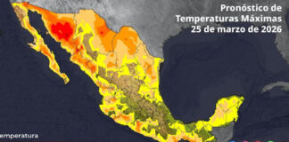 Se prevén algunas tormentas sobre gran parte del territorio estatal, en fin de semana