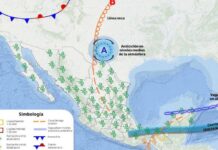 Se esperan lluvias, vientos fuertes y posible caída de granizo