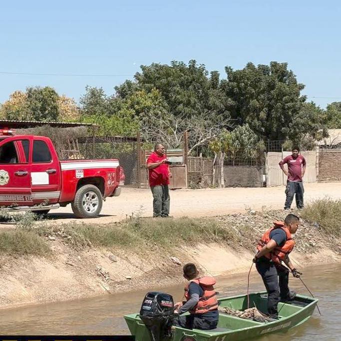#Huatabampo Hallan cuerpo de joven que se lanzó al canal en Etchojoa; tras 72 horas de trabajo de búsqueda por parte de los cuerpos de rescate.