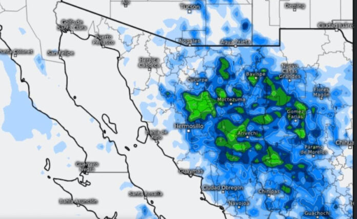Prevén tardes calurosas y mañanas frescas en Sonora esta semana; para hoy ratifican, habrá algunas tormentas, fuertes vientos y posible caída de granizo.