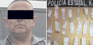 Cae sujeto en posesión de droga