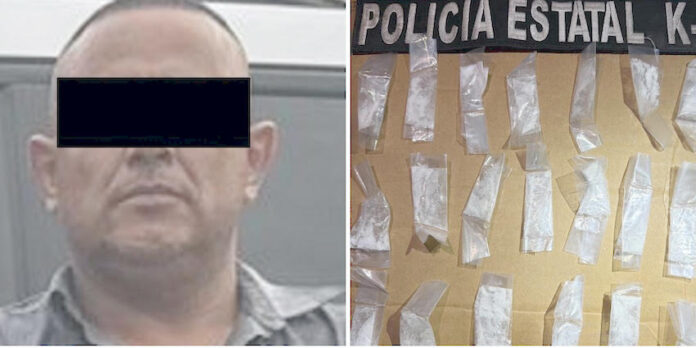 Cae sujeto en posesión de droga; Rafael “N”, de 45 años de edad, fue capturado en Quintas del Sol, en Hermosillo.