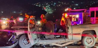 Mujer muere en impresionante choque carretero