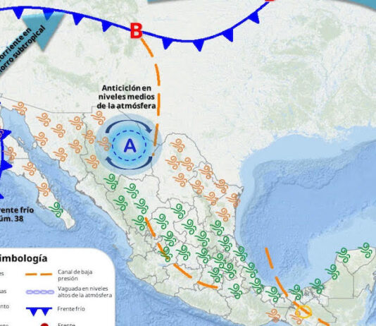 Durante la tarde-noche, se prevé la aproximación del frente frío número 38