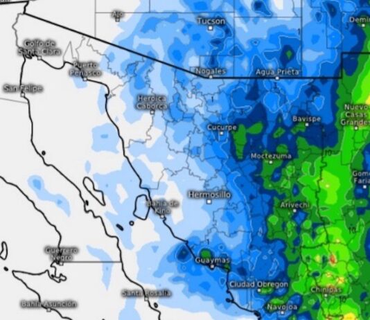 Persistirán los efectos de la cuarta tormenta invernal y el frente frío núm. 40