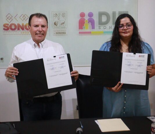 Gobierno de Sonora impulsa delfinoterapias para niñas y niños con discapacidad mediante convenio