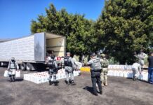 Detienen a trailero que llevaba carga de cocaína