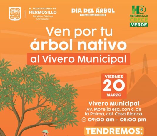 Este viernes 20 el Vivero Municipal donará árboles nativos