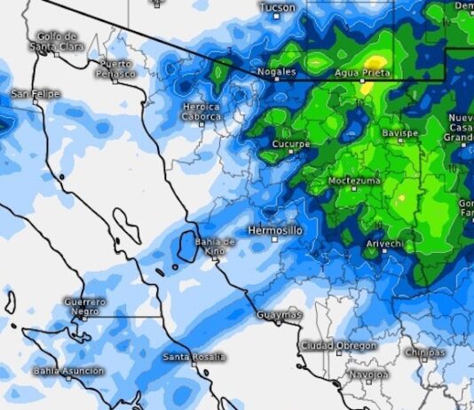 Por corriente de chorro y vaguada de altura se esperan lluvias hoy