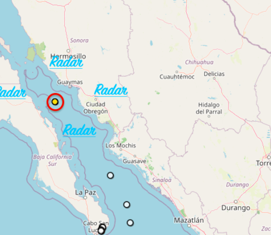 Tembló hoy en Guaymas