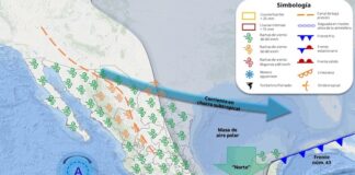 Para hoy cielos mayormente despejados y sin probabilidad de lluvia en todo Sonora