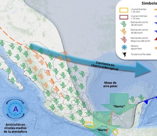 Para hoy cielos mayormente despejados y sin probabilidad de lluvia en todo Sonora