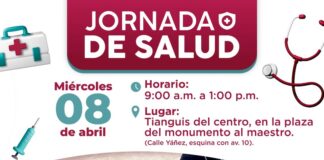 Llevarán Jornada de Salud a sector Centro
