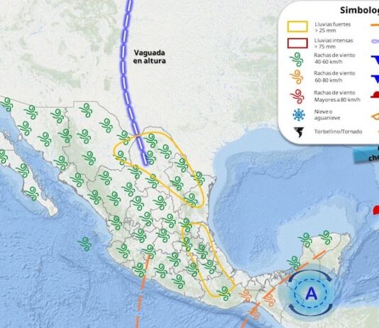 Nuevo sistema frontal ocasionará lluvias dispersas en Sonora