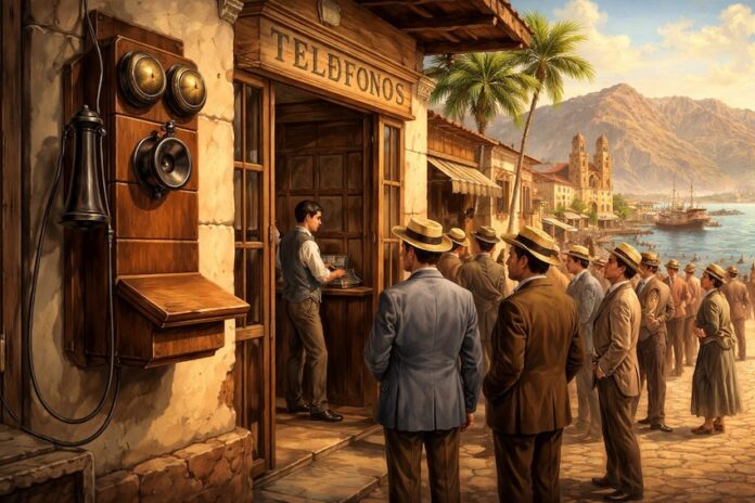 Guaymas, entre las primeras ciudades del país en contar con teléfono hace 145 años; datos históricos recopilados por el historiador guaymense Mauro Barrón Robles.