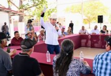 Gobernador Durazo respalda al Fuerte Mayo y asegura agua para el campo