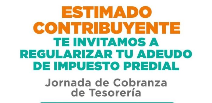 Visitará Tesorería Municipal la colonia Villas del Cortijo con Programa de Regularización de Predial; del jueves 16 al sábado 18 de abril en horario especial.