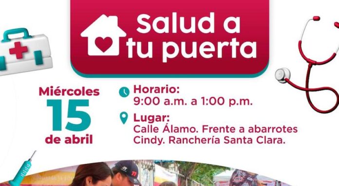 Llevarán 'Salud a tu Puerta' a Santa Clara, con el objetivo de llevar de manera directa atención médica.