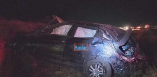 Impresionante accidente carretero deja como saldo tres heridos