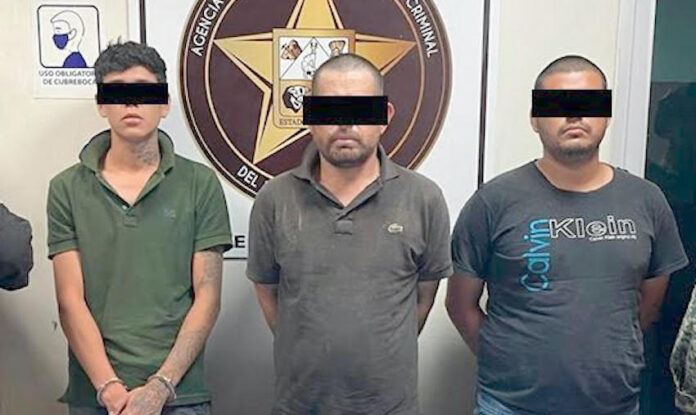 Capturan a tres suetos en posesión de droga; Jesús Alonso