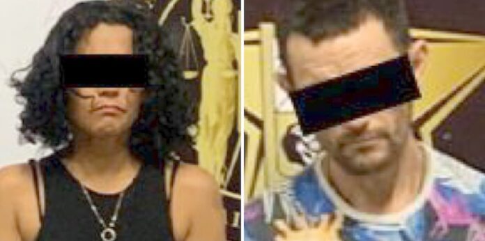 En cateo judicial capturan a pareja y aseguran droga; Ricardo Alejandro “N”, de 37 años y María Guadalupe “N”, de 35 años.
