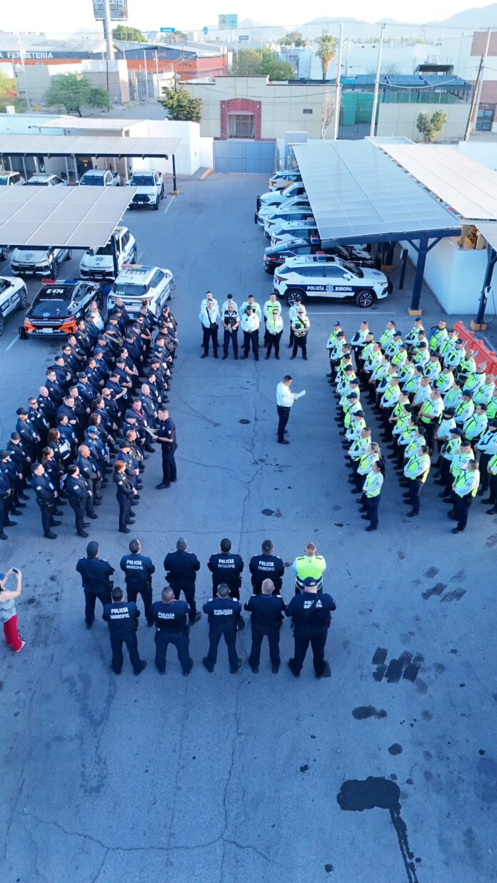 Vigila Policía de Hermosillo por aire y tierra carreteras y puntos turísticos; en Semana Santa se mantienen los patrullajes en interior colonias, escuelas, plazas públicas y en áreas de celebraciones tradicionales, religiosas y litúrgicas.