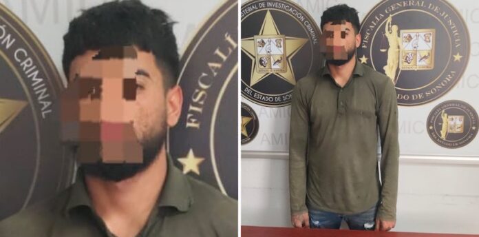 En operativo conjunto detienen a joven con 7 dosis de cristal, participaron en su captura, elementos de la Marina, de la AMIC y la PESP, en Puerto Peñasco.