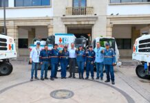 Mejora Toño Astiazarán limpieza y entorno de la ciudad con la entrega de cinco nuevas barredoras