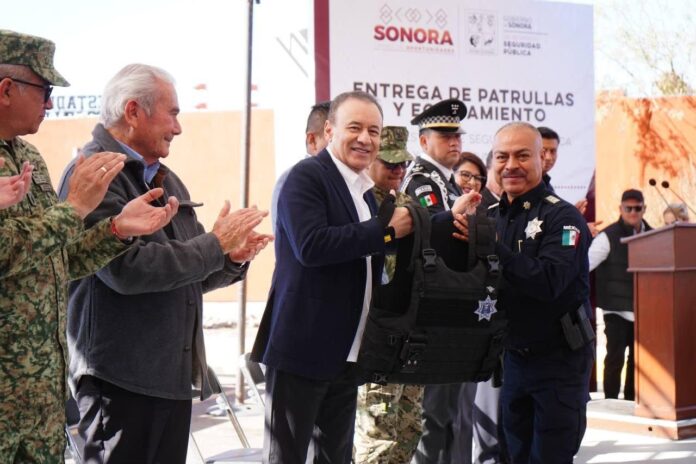 Fortalece Gobernador Durazo seguridad con tecnología y equipamiento a través de Ficoseg; este fideicomiso surge como un instrumento fundamental en materia de seguridad y competitividad, el cual se integra con la aportación de empresas que cuentan más de 100 empleados y destinan el uno por ciento del impuesto sobre la nómina.