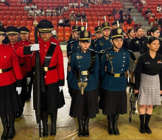 Realizan concurso y demostración estatal de escoltas de bandera y bandas de guerra