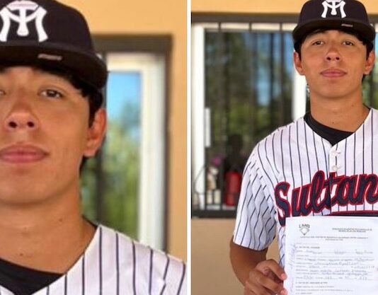 Firma alumno de Cobach con Sultanes de Monterrey