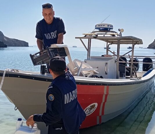Marina continúa brindando apoyos en el marco de la “Campaña Nacional de Limpieza de Playas y Costas de México”, en Sonora