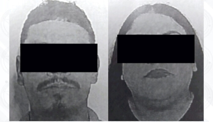 Pareja detenida por agresión en una casa de Trincheras; se trata de Jesús Emilio “N” y Mayrani “N”, ambos de 31 años de edad, hoy vinculados a proceso por un Juez.