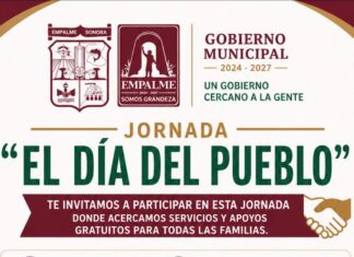 Llevará Ayuntamiento de Empalme jornada “El Día del Pueblo” al ejido Úrsulo Galván