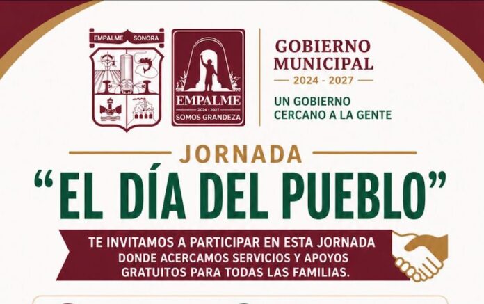 Llevará Ayuntamiento de Empalme jornada “El Día del Pueblo” al ejido Úrsulo Galván; con el propósito de acercar servicios y apoyos gratuitos a las familias del área rural.