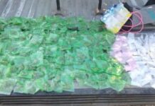 Más de medio millón de dosis de drogas aseguradas en Sonora