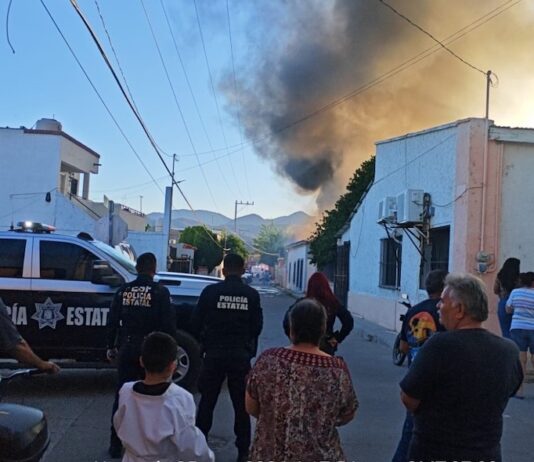 Se incendia vivienda en Moctezuma