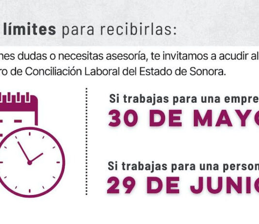 ¡Fechas para el pago de utilidades!