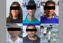 Detienen a personas, y aseguran arma de fuego, cartuchos y vehículos