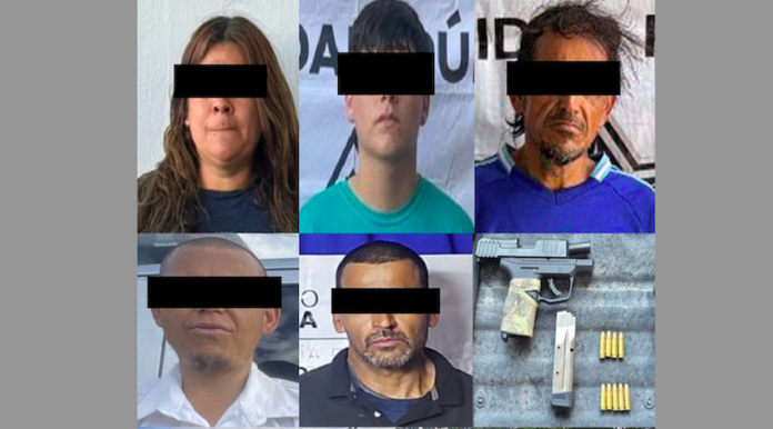 Detienen a personas, y aseguran arma de fuego, cartuchos y vehículos; resultado de operativos distintos llevados a cabo en Hermosillo.