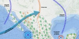 Corriente en chorro subtropical originará cielos parcialmente nublados sobre el sur del estado