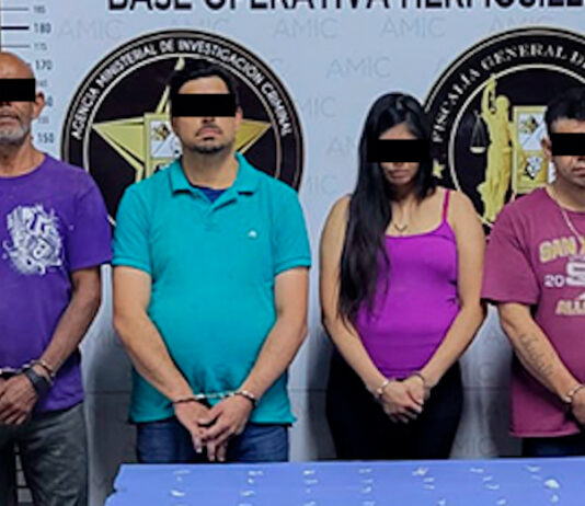 Cateo en Hermosillo deja cuatro detenidos y droga asegurada