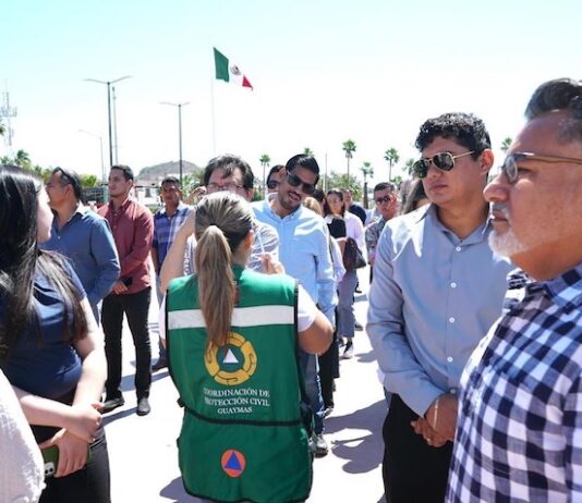 Participa Ayuntamiento de Guaymas en el Simulacro Nacional 2026