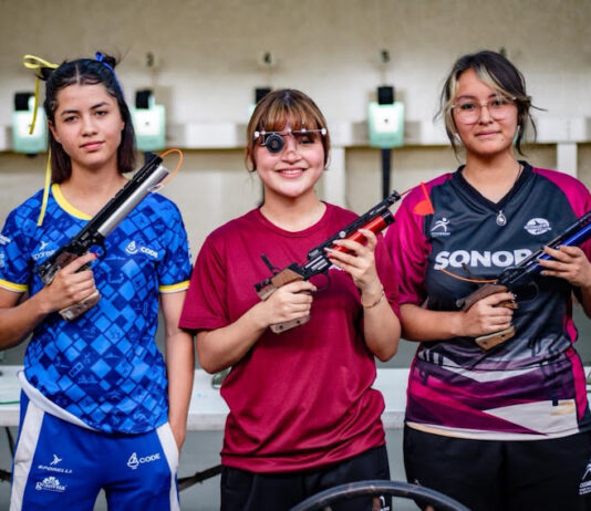 Tiro deportivo de Sonora tiene jornada de cuatro preseas en Olimpiada Nacional
