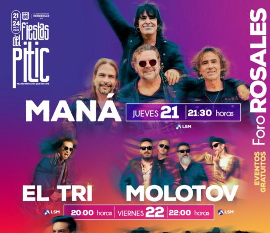 Invita Gobierno de Hermosillo a consultar la cartelera de Fiestas del Pitic 2026