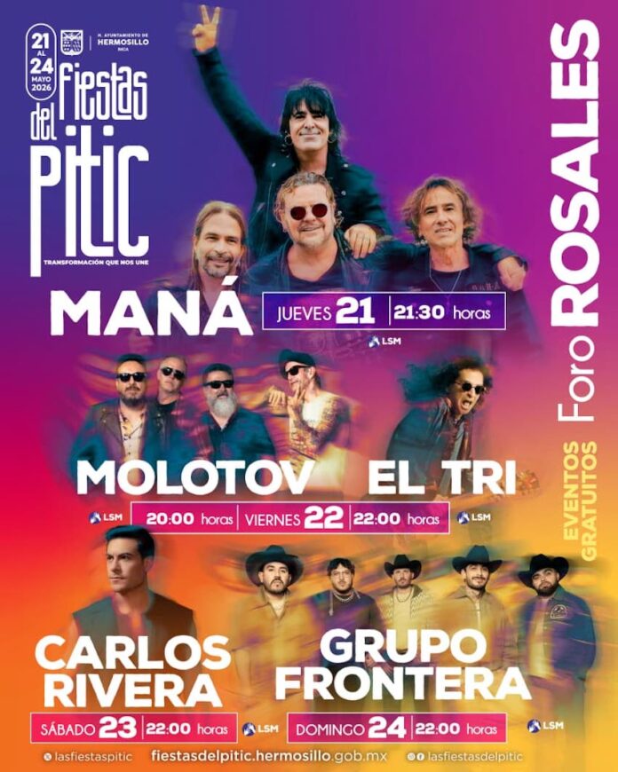 A partir de este martes inicia el cierre de calle Rosales para instalar escenario de Fiestas del Pitic; la avenida Rosales permanecerá cerrada a la circulación desde el bulevar Luis Encinas hasta la calle Niños Héroes; se habilitan rutas alternas.