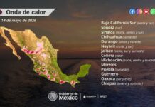 Continuarán hoy temperaturas de entre 40 a 45 grados centígrados