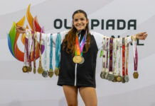 Pesista sonorense termina ciclo de la Olimpiada Nacional con campeonato